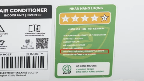 Không phải điều hòa cứ inverter là tiết kiệm điện, mà nên nhìn vào chỉ số này