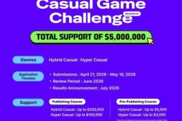 Krafton gia hạn thời gian nhận bài dự thi cuộc thi Game Hybrid Casual toàn cầu