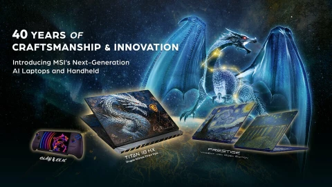 COMPUTEX 2026: MSI trình làng siêu phẩm laptop gaming Titan 18 HX Draco Epic và máy game cầm tay Claw 8 EX AI+