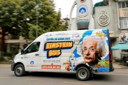 "Phòng thí nghiệm di động" Einstein Bus: Bắt đầu lăn bánh gieo mầm khoa học