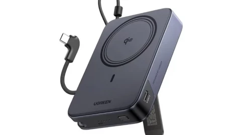 Ugreen Zapix 10000mAh: Sạc dự phòng tích hợp cáp, sạc không dây Qi2 chính thức lên kệ tại Châu Âu