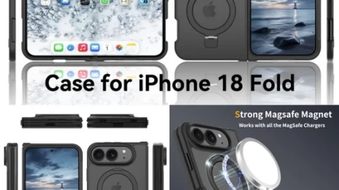 Ốp lưng iPhone Ultra gập lộ diện: Hé lộ thiết kế Dynamic Island, MagSafe và giá từ 2.000 USD.
