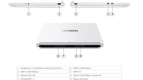 Lenovo Legion 5i - Laptop gaming OLED 1.000 nit, giá gần 3.000 USD
