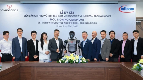 Công ty robot của Vingroup bắt tay “ông lớn” bán dẫn toàn cầu phát triển công nghệ lõi robot hình người