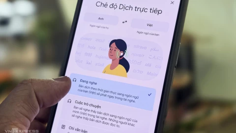 Google Translate hỗ trợ dịch trực tiếp tiếng Việt bằng giọng nói, anh em có thể thử ngay