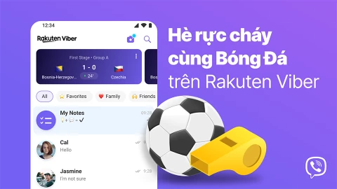 Viber vừa có tính năng theo dõi đội tuyển World Cup yêu thích ở Việt Nam