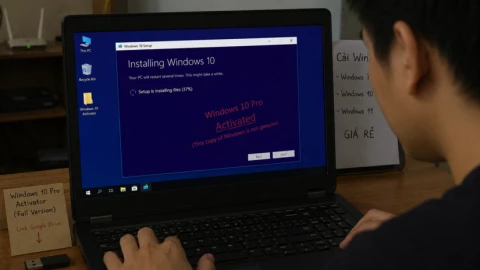 Dùng và cài Windows lậu: Coi chừng bị phạt tiền tỉ hoặc đi tù