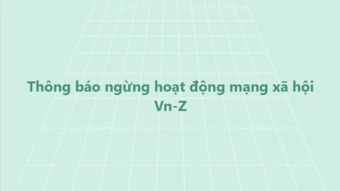 Vn-Zoom dừng hoạt động mạng xã hội sau khi bị tố vi phạm bản quyền