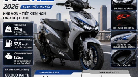 Xe ga đô thị mới của Yamaha có gì mà được so sánh trực tiếp với Honda Air Blade?