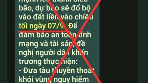Lỗi kỹ thuật của nhà mạng, một số thuê bao nhận được tin nhắn từ năm 2024 cảnh báo bão