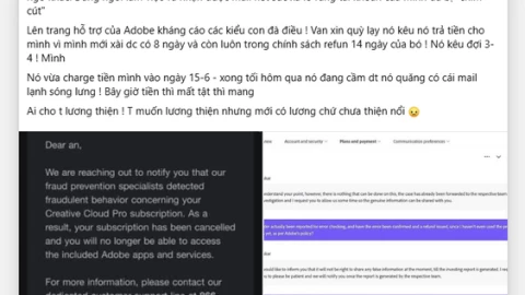 Ai cho tôi lương thiện: Người dùng Adobe Việt Nam "kêu trời" vì mua bản quyền vẫn bị khoá tài khoản
