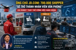 Tương lai của shipper thời AI: không còn chạy ngoài đường mà ngồi văn phòng sửa robot