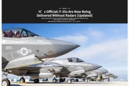 Vì sao những chiếc F-35 mới của Mỹ lại phải bay mà không có radar?