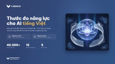 Trường đại học VinUni ra mắt công cụ đo khả năng xử lý tiếng Việt của các mô hình AI
