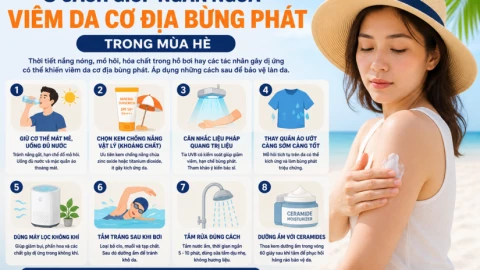 8 cách giúp hạn chế viêm da cơ địa bùng phát trong mùa hè, chuyên gia khuyến cáo ai cũng nên biết