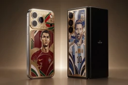Cận cảnh iPhone 17 Pro và Galaxy Z Fold 8 Ultra bản Messi - Ronaldo: Mạ vàng 24K, giá "bỏng tay" từ 290 triệu đồng