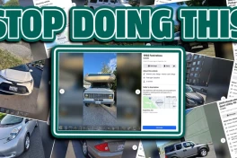 Chụp ảnh xe để bán, nhớ chụp ngang!