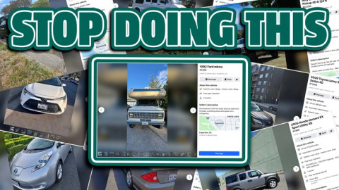 Chụp ảnh xe để bán, nhớ chụp ngang!