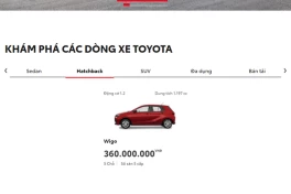 Vì sao Toyota Yaris biến mất khỏi trang chủ của Toyota tại Việt Nam?