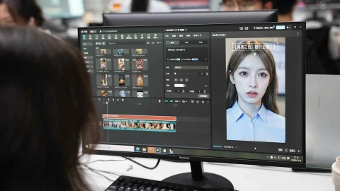 Phim trường bỏ hoang, diễn viên thật ngơ ngác mất show vào tay AI