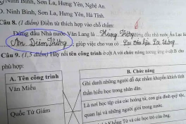 Chết cười với bài làm của học sinh tiểu học