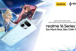 realme tài trợ Đấu Trường Danh Vọng Mùa Đông 2026, tiếp tục đồng hành Team Flash Liên Quân Mobile