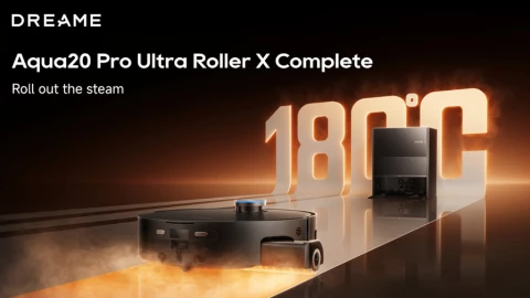 Dreame ra mắt robot đầu tiên có tính năng phun hơi nước nóng xuống bề mặt sàn