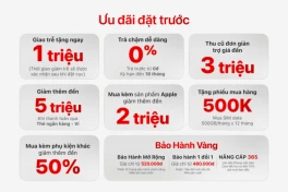 Đặt trước iPhone 18 Pro, mua kèm sản phẩm Apple giảm đến 2 triệu và phụ kiện giảm 50%