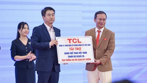 TCL tài trợ đoàn thể thao Việt Nam tham dự ASIAD 2026