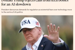 Tổng thống Trump từ chối lời kêu gọi làm chậm AI lại của Elon Musk, Dario Amodei và Sam Altman