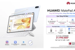 Huawei tung MatePad Air "quyết chiến" phân khúc tablet cao cấp tại VN: máy mỏng 5.3 mm, màn OLED PaperMatte dịu mắt như nhìn giấy thật