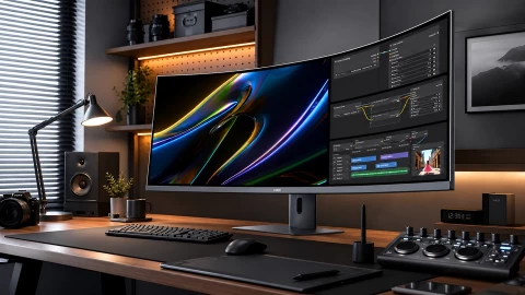 HKC tung màn hình 43.8 inch 4K đầu tiên trên thế giới với tỷ lệ 24:9, đến RTX 5090 cũng chưa chắc "cân" được