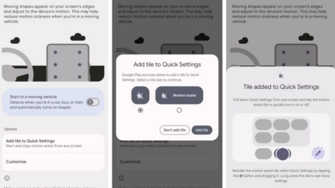 Google đã bắt đầu triển khai tính năng hỗ trợ chống say tàu xe cho tất cả các thiết bị Android 17, giúp giảm bớt sự khó chịu do say tàu xe gây ra