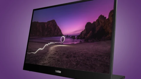 Lenovo L16a màn hình di động ThinkVision, USB-C kép, sạc 65W