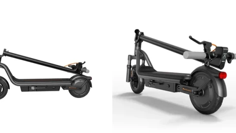 Aotos M1: scooter điện 550W, chống nước IPX5, giảm xóc kép, giá khoảng 7 tr