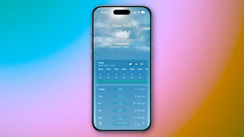 Ứng dụng thời tiết trên iPhone được nâng cấp trên iOS 27, dự báo mưa và gió chi tiết hơn