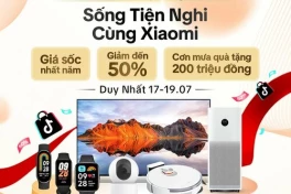 Xiaomi mở ngày hội Super Grand Opening trên TikTok Shop: ưu đãi tới 50% cùng quà tặng tổng giá trị đến 200 triệu đồng