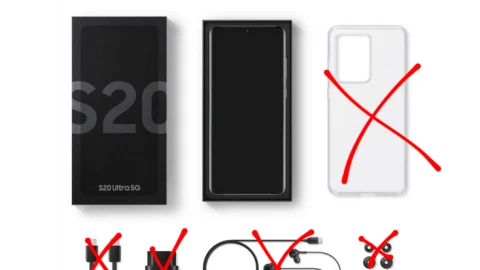Điện thoại giá rẻ của Samsung giờ còn không có nổi sợi cáp sạc bên trong hộp