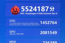 Honor Magic 9 Pro Max đạt hơn 5,5 triệu điểm AnTuTu, vượt OnePlus 16