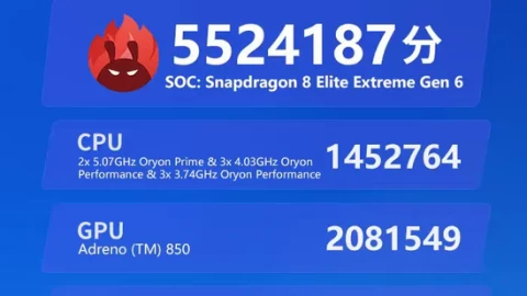 Honor Magic 9 Pro Max đạt hơn 5,5 triệu điểm AnTuTu, vượt OnePlus 16