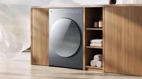 Xiaomi ra mắt máy giặt sấy bơm nhiệt đầu tiên: giặt 13kg + sấy 9kg, có túi gom sơ vải