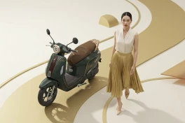 Đây là mẫu xe mang đầy đủ đặc trưng của xe máy điện đô thị