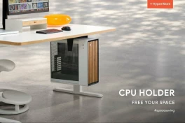 HyperWork ra mắt giá treo CPU CPH01: Đưa case PC khỏi sàn, dành thêm chỗ cho góc làm việc