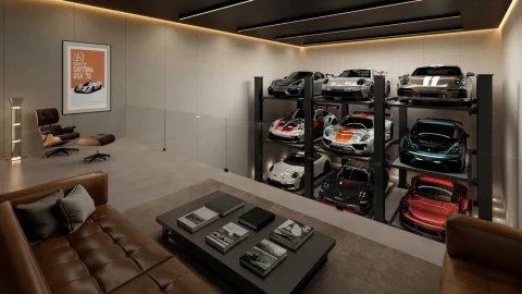 Porsche ra mắt căn hộ sang trọng dành riêng cho siêu xe của giới nhà giàu