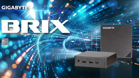 GIGABYTE BRIX - Mini PC mang năng lực AI tối ưu hiệu suất doanh nghiệp