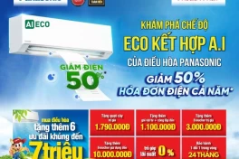 Khám phá chế độ ECO Kết Hợp A.I của điều hòa Panasonic