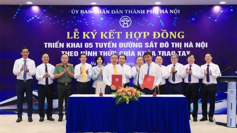 Vinhomes – SGC đầu tư gần 900.000 tỷ đồng xây dựng 5 tuyến metro Hà Nội