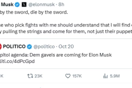 Elon Musk đáp trả thông tin Đảng Dân chủ sẽ đưa ông ra tòa nếu thắng bầu cử giữa kỳ: Gieo gió gặt bão thôi