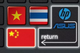 HP và Asus chuyển hoạt động sản xuất PC trở lại Trung Quốc
