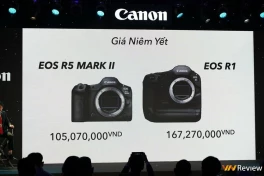Bộ đôi máy ảnh cao cấp Canon EOS R1 và R5 Mark II ra mắt toàn cầu và Việt Nam: hàng loạt công nghệ tối tân, giá “chỉ từ” hơn 105 triệu đồng